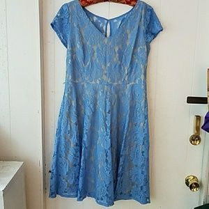 Periwinkle Lace Dress